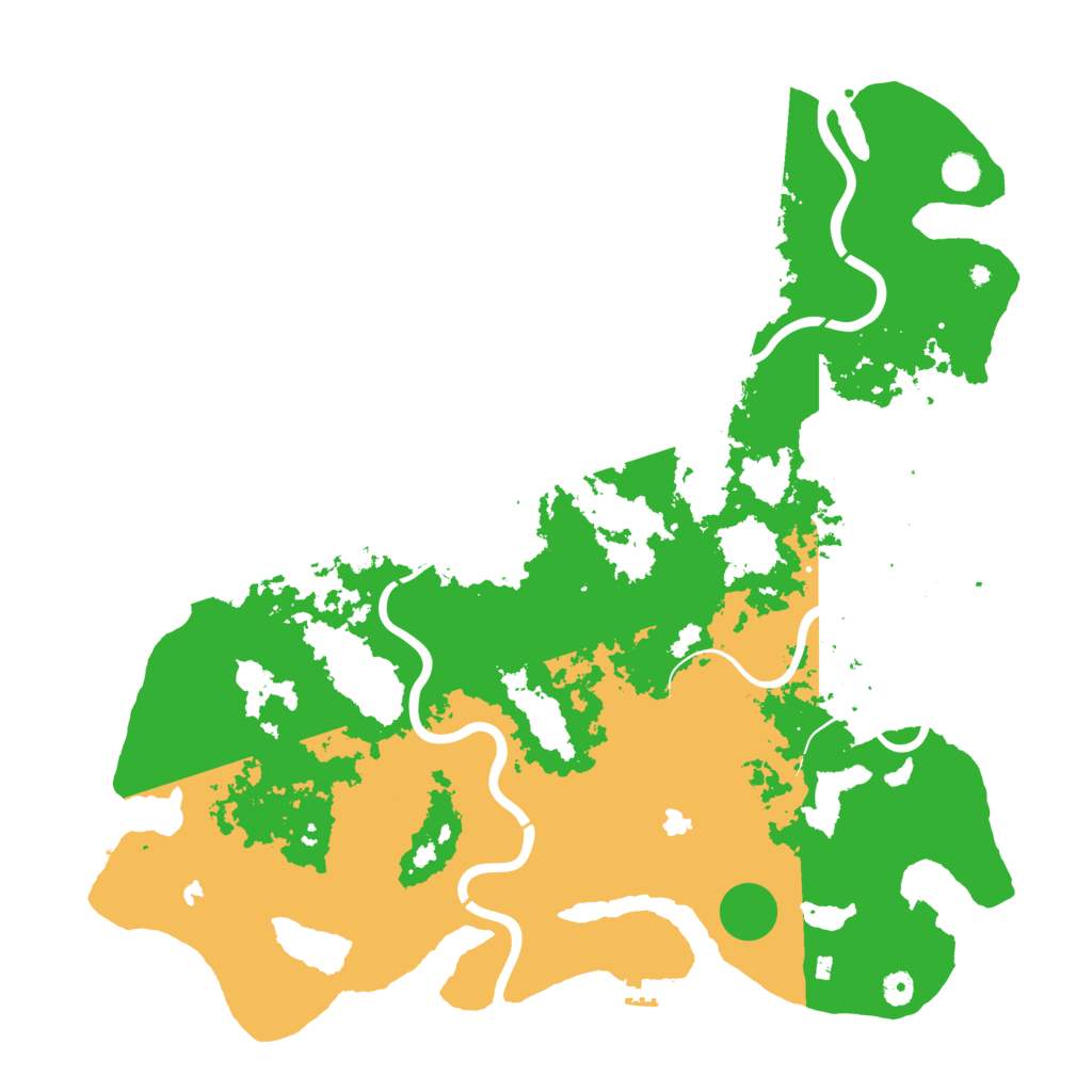 Biome Rust Map: Procedural Map, Size: 5000, Seed: 8900172