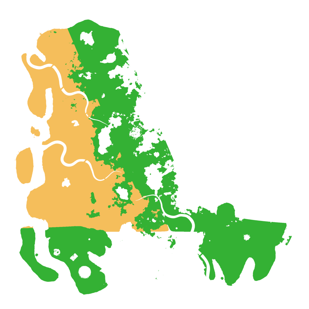 Biome Rust Map: Procedural Map, Size: 4500, Seed: 885414019