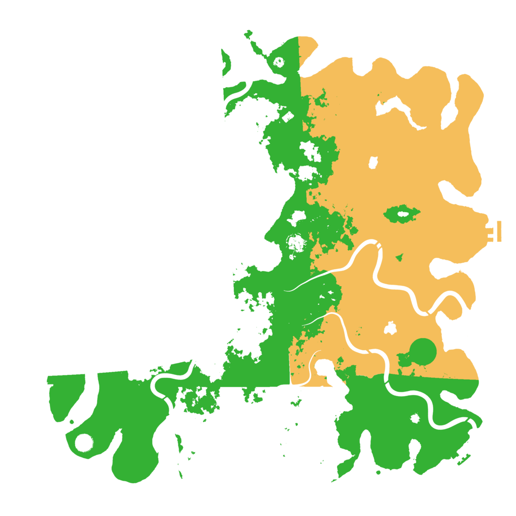 Biome Rust Map: Procedural Map, Size: 5000, Seed: 1878925357