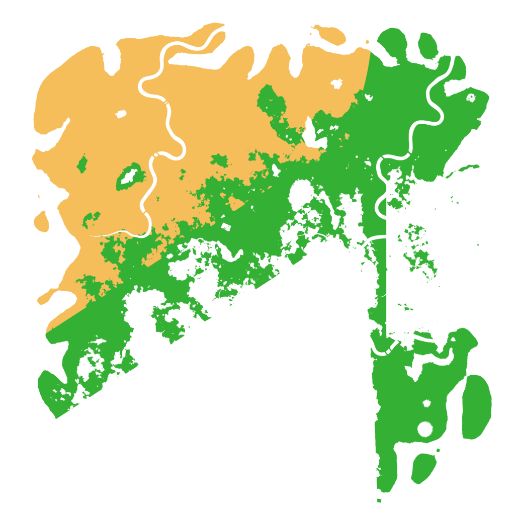 Biome Rust Map: Procedural Map, Size: 6000, Seed: 1430469907
