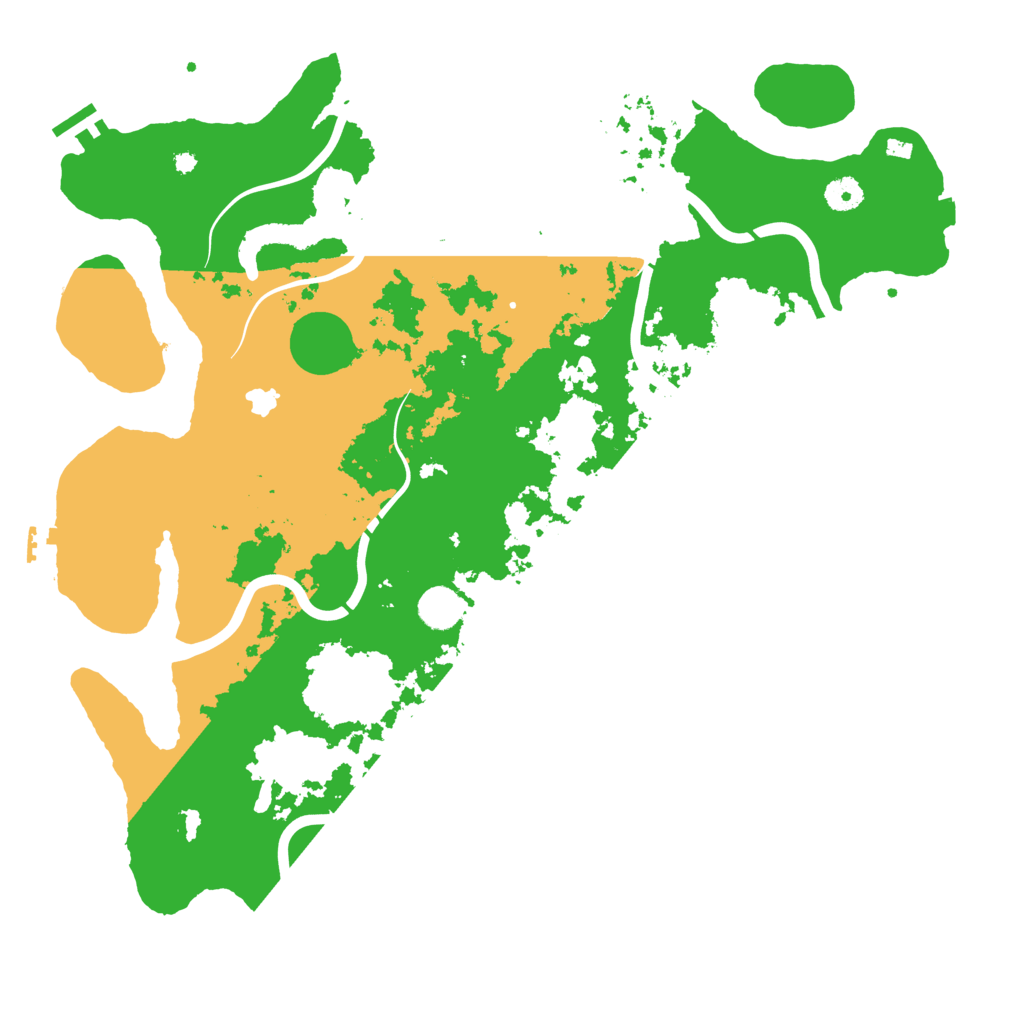 Biome Rust Map: Procedural Map, Size: 4300, Seed: 7548532