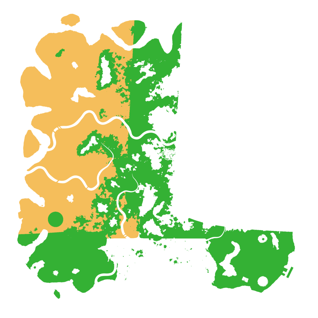 Biome Rust Map: Procedural Map, Size: 5500, Seed: 760340996