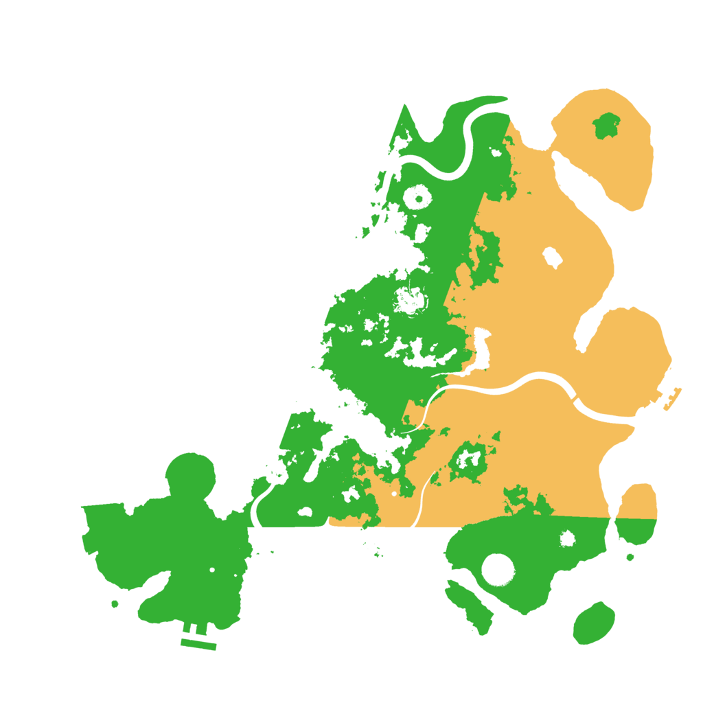 Biome Rust Map: Procedural Map, Size: 4000, Seed: 2662