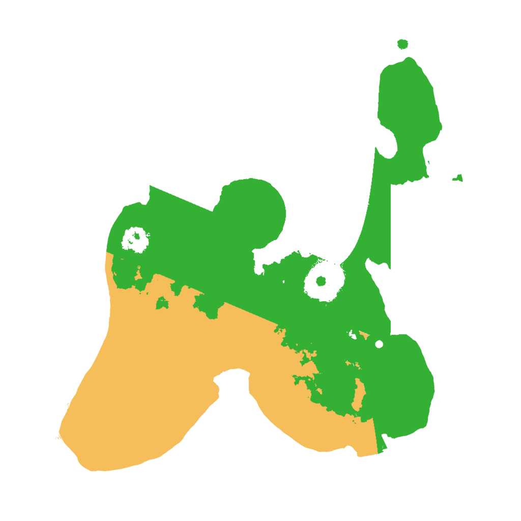 Biome Rust Map: Procedural Map, Size: 2000, Seed: 76778745