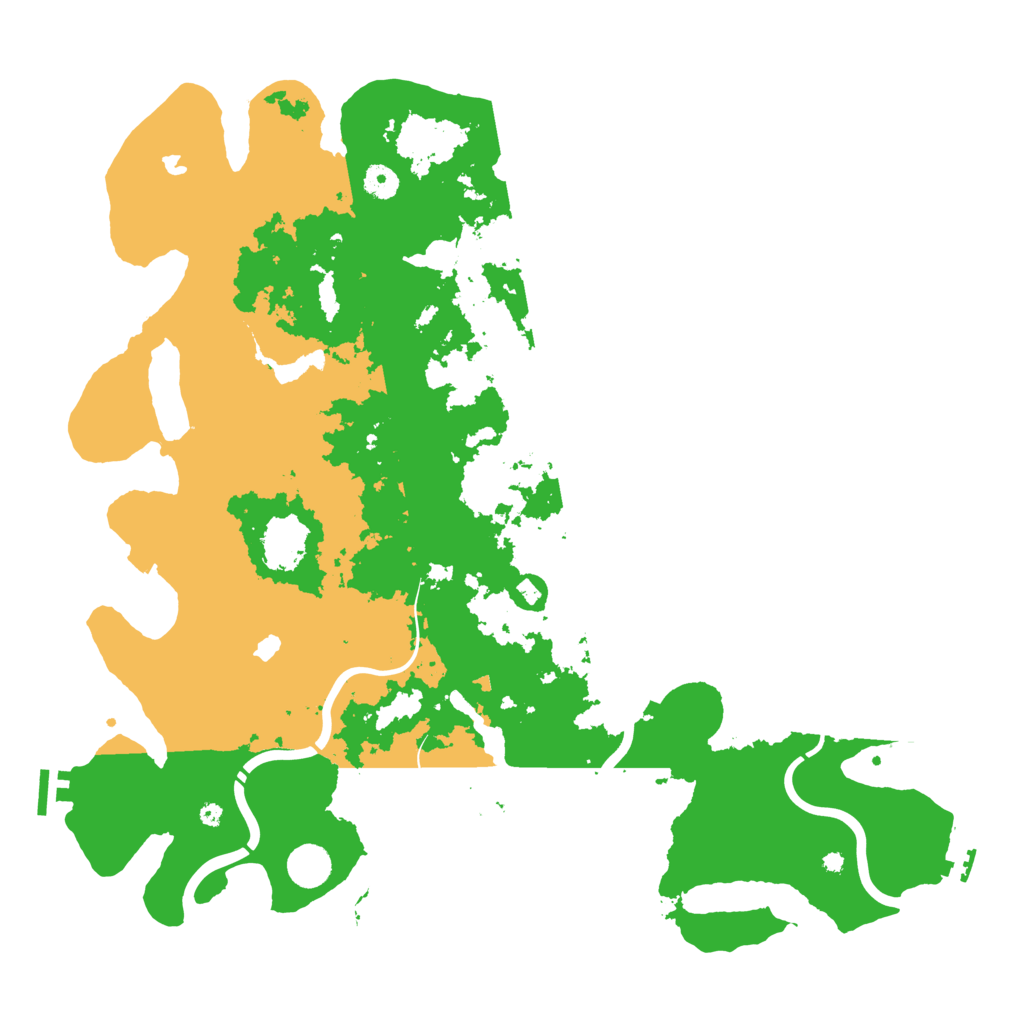 Biome Rust Map: Procedural Map, Size: 4500, Seed: 845965198