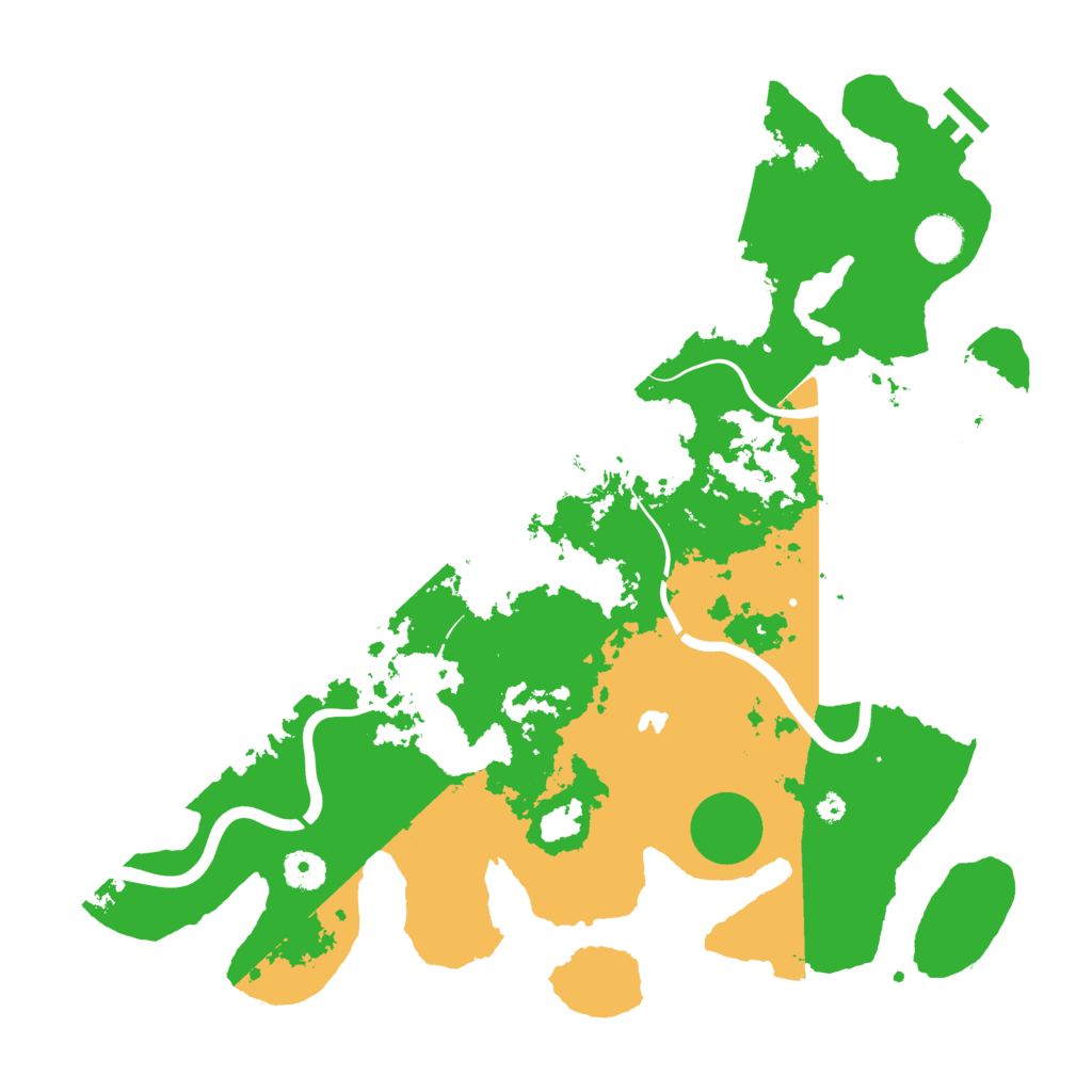 Biome Rust Map: Procedural Map, Size: 4000, Seed: 2661