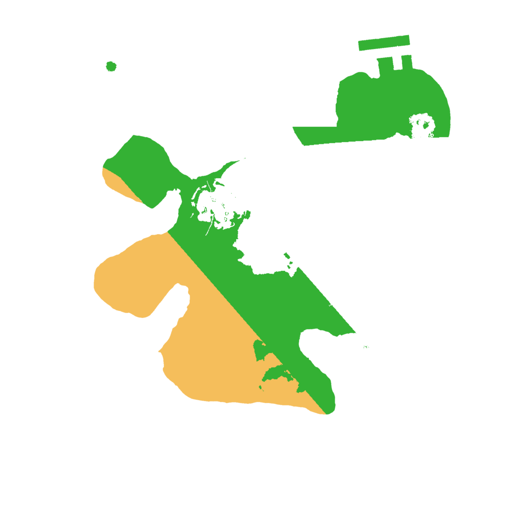 Biome Rust Map: Procedural Map, Size: 2000, Seed: 8239534