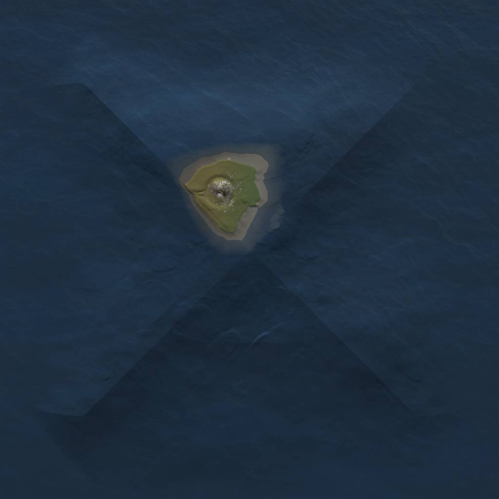 Rust Map: Procedural Map, Size: 1000, Seed: 4523453, 1 Monuments