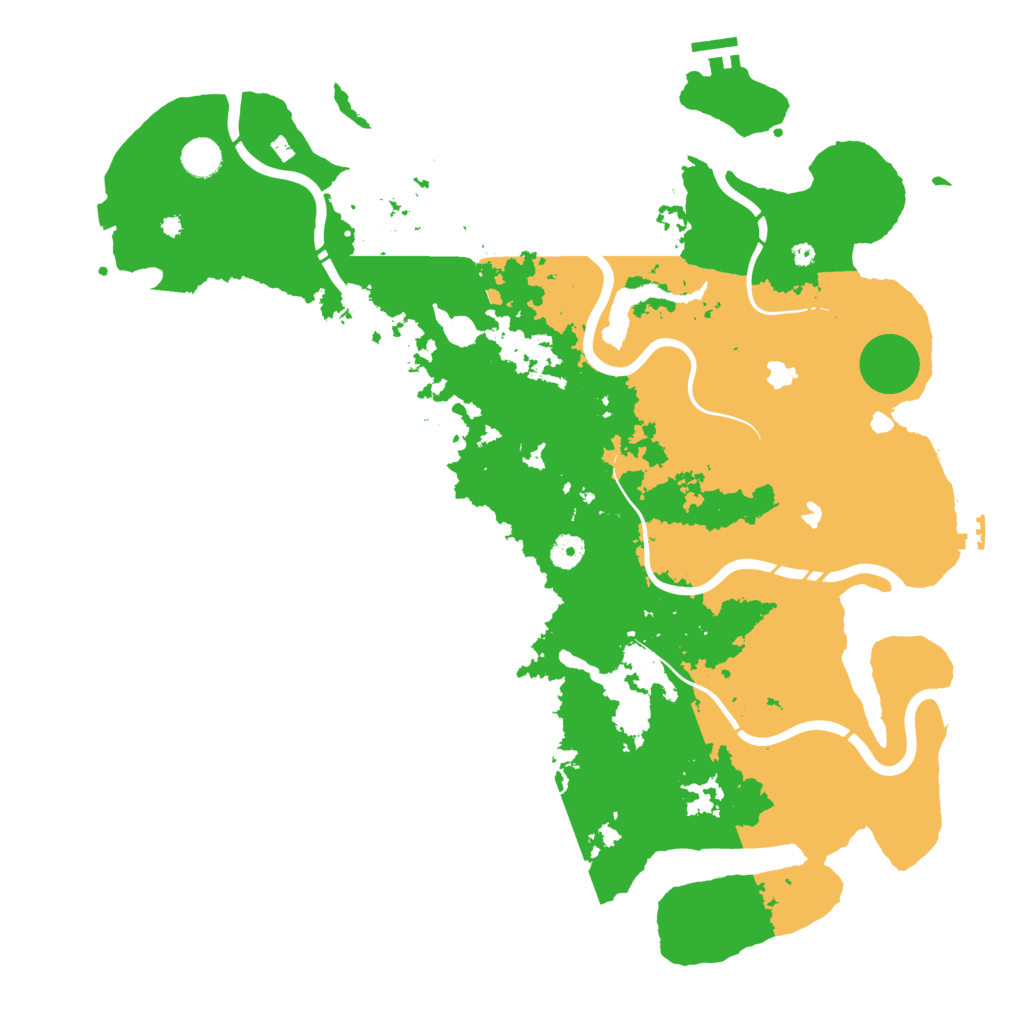 Biome Rust Map: Procedural Map, Size: 4500, Seed: 889012893