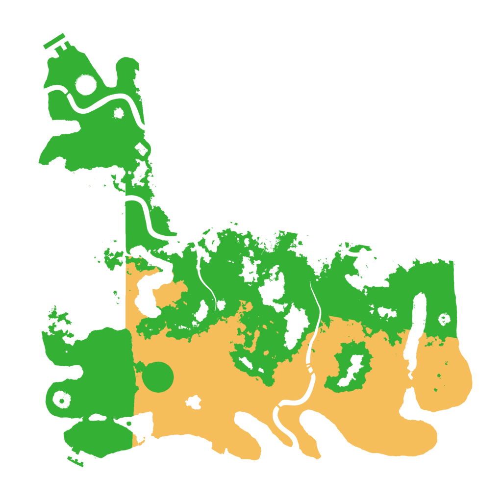 Biome Rust Map: Procedural Map, Size: 4300, Seed: 106544431