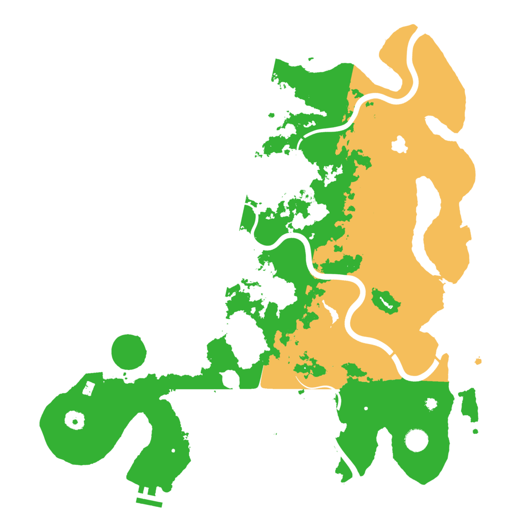 Biome Rust Map: Procedural Map, Size: 4000, Seed: 634711771