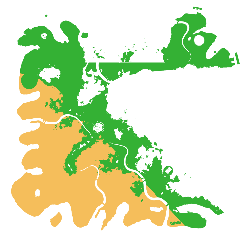 Biome Rust Map: Procedural Map, Size: 4250, Seed: 682729785