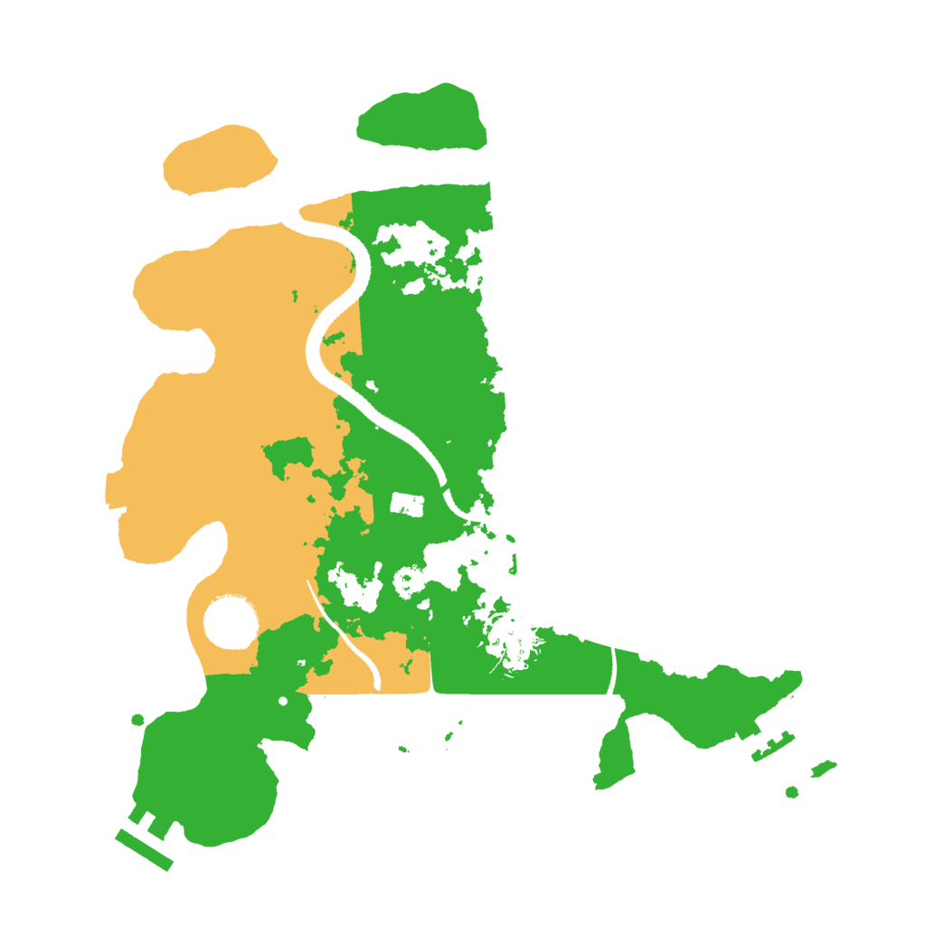 Biome Rust Map: Procedural Map, Size: 3000, Seed: 69367