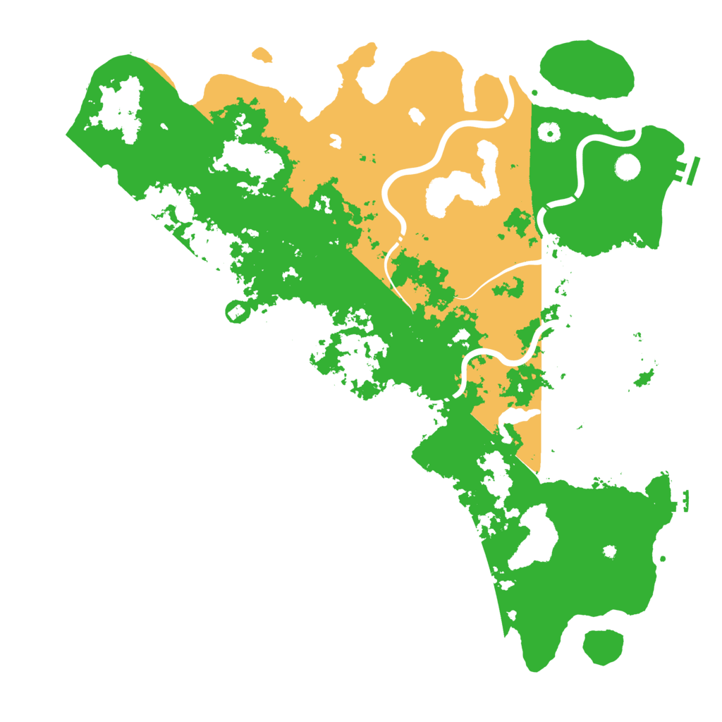 Biome Rust Map: Procedural Map, Size: 5000, Seed: 29083475