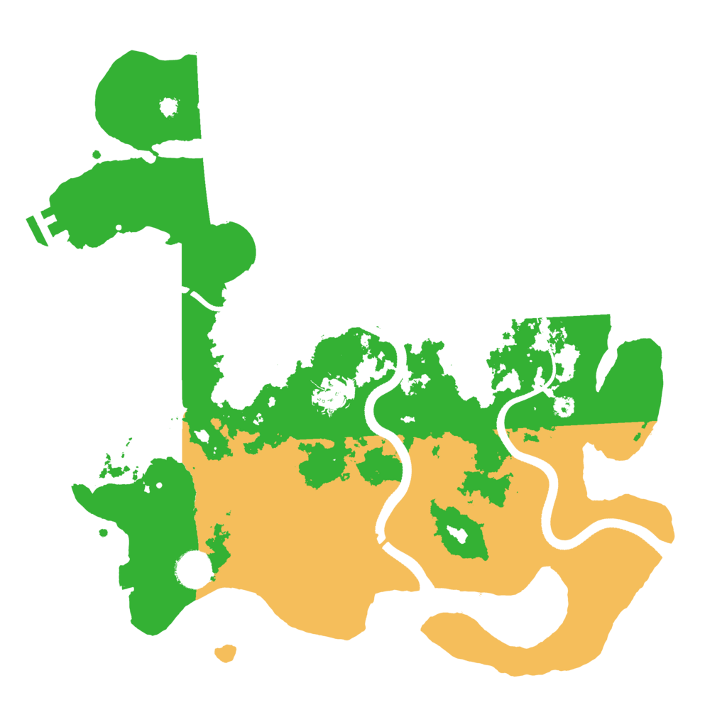 Biome Rust Map: Procedural Map, Size: 3500, Seed: 34657835