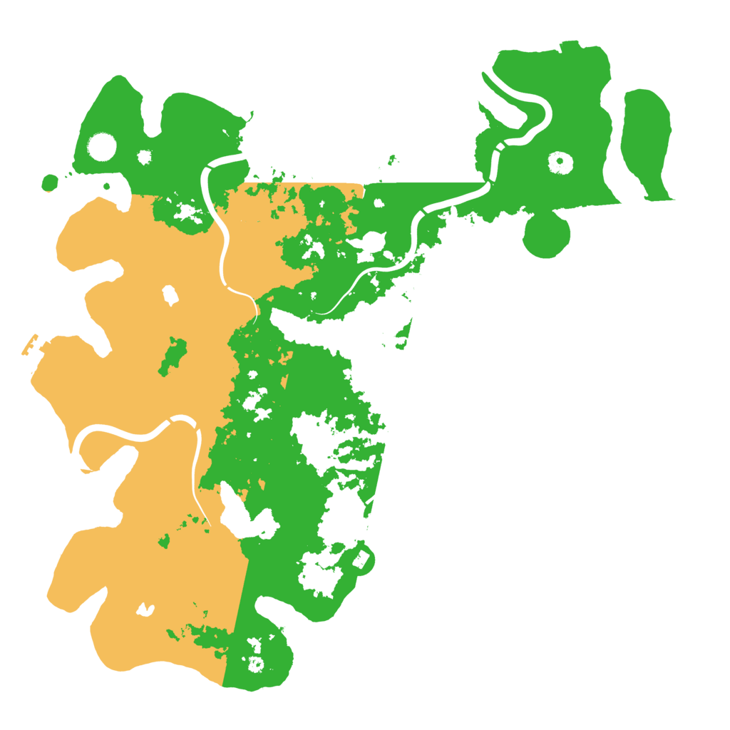 Biome Rust Map: Procedural Map, Size: 4500, Seed: 49585