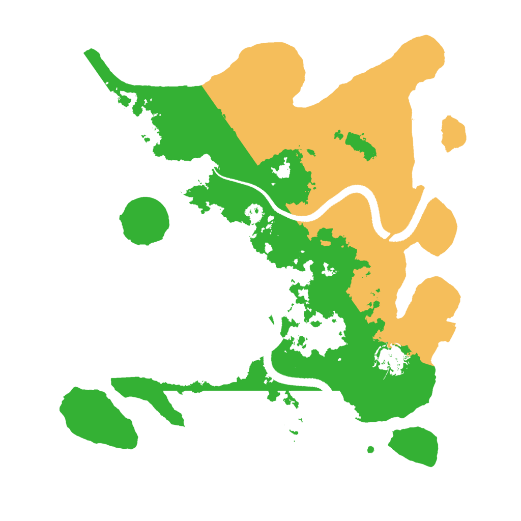 Biome Rust Map: Procedural Map, Size: 3000, Seed: 45358