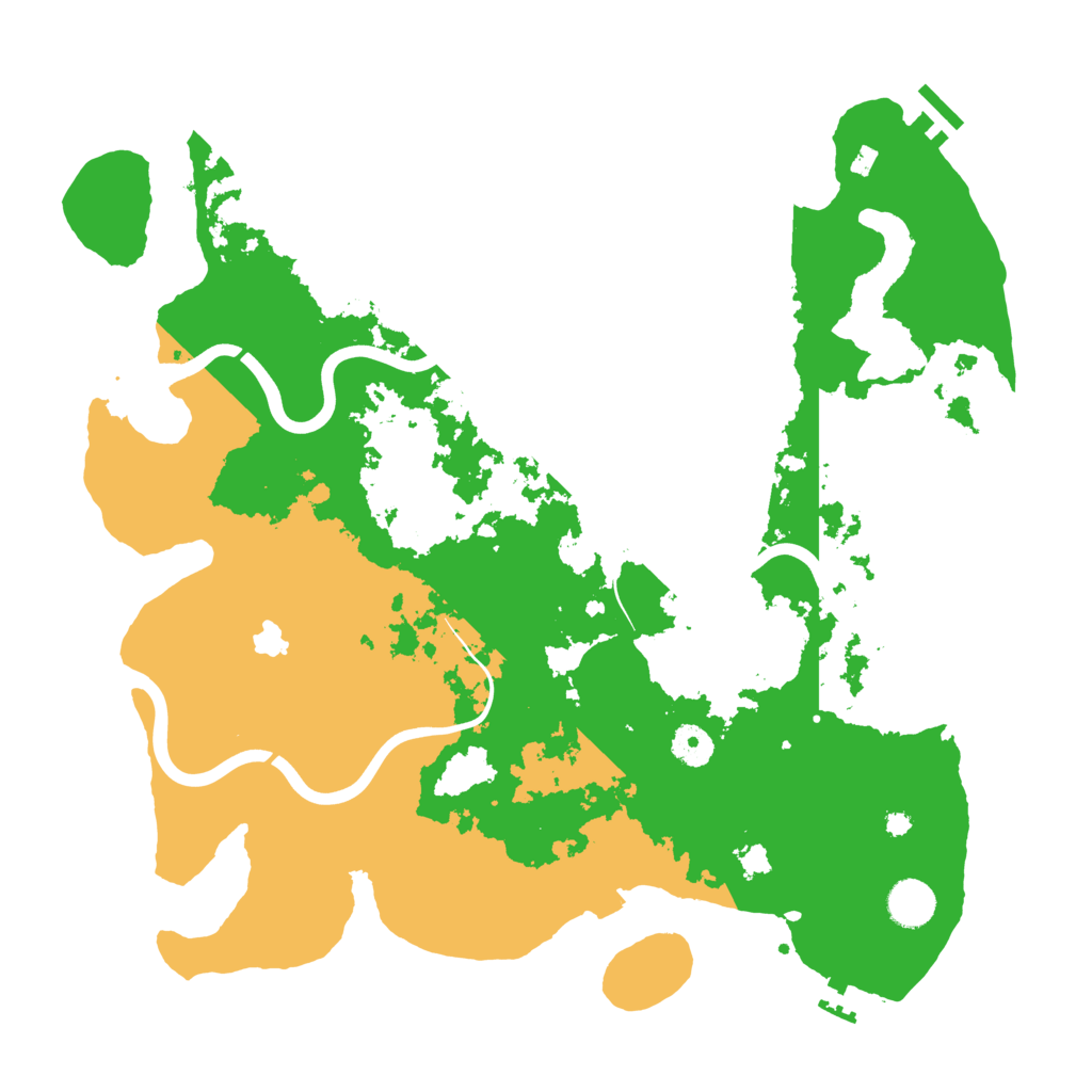 Biome Rust Map: Procedural Map, Size: 4000, Seed: 968065277