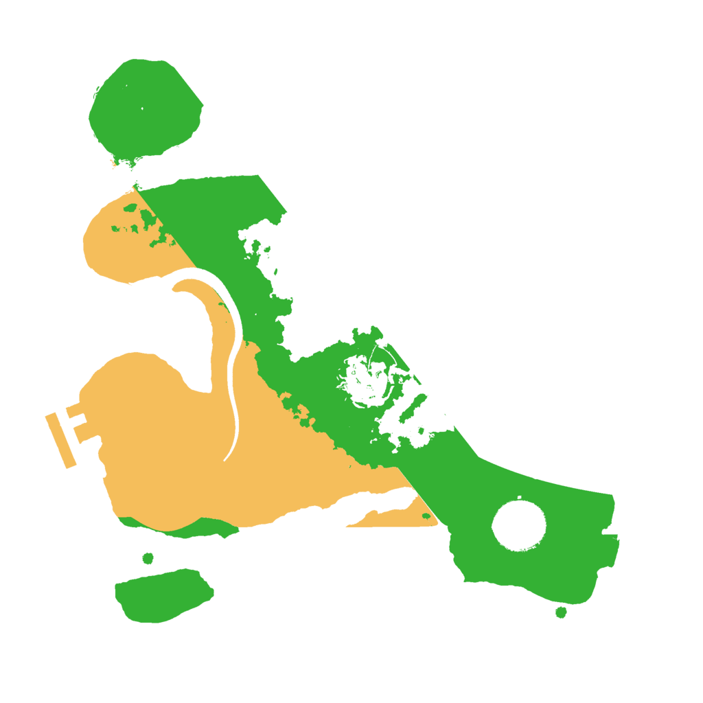 Biome Rust Map: Procedural Map, Size: 2500, Seed: 919865247