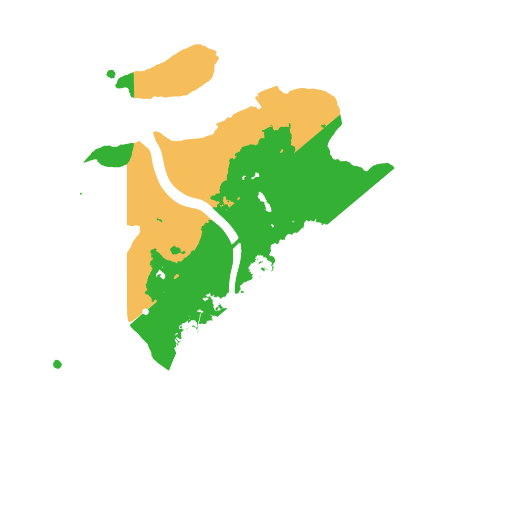 Biome Rust Map: Procedural Map, Size: 2350, Seed: 13