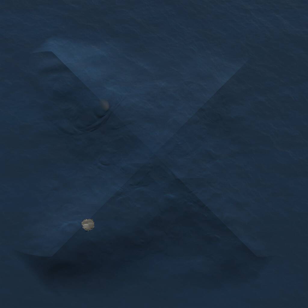 Rust Map: Procedural Map, Size: 1000, Seed: 1060656950, 1 Monuments