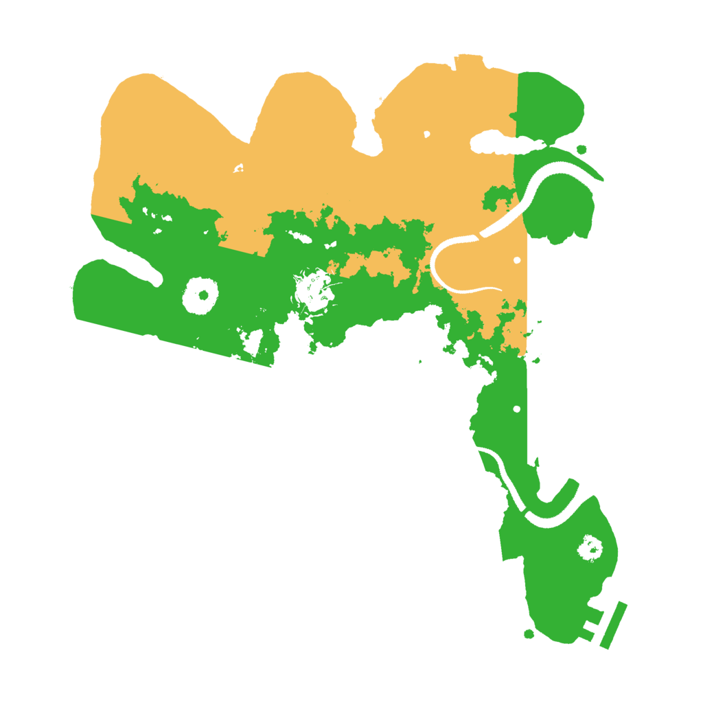 Biome Rust Map: Procedural Map, Size: 2900, Seed: 1996106737