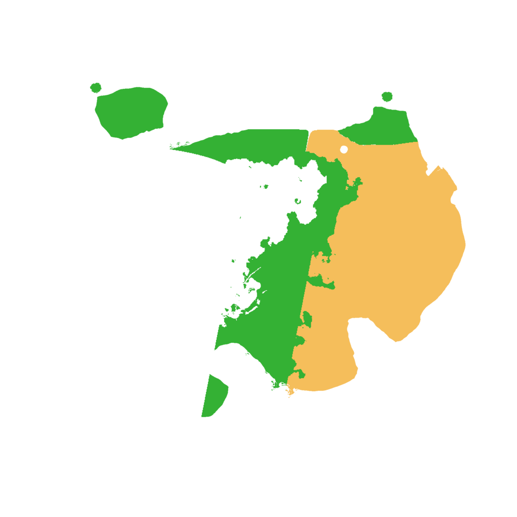 Biome Rust Map: Procedural Map, Size: 2000, Seed: 1332265188