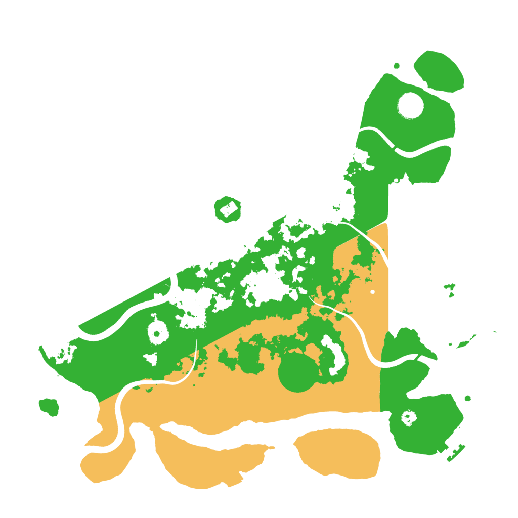 Biome Rust Map: Procedural Map, Size: 3500, Seed: 1877528888