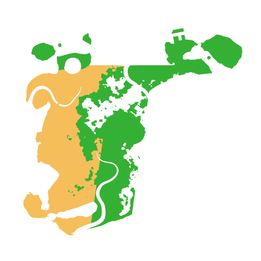 Biome Rust Map: Procedural Map, Size: 3000, Seed: 1071248701