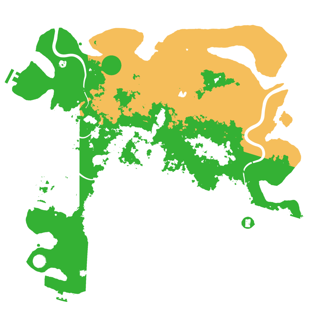 Biome Rust Map: Procedural Map, Size: 4250, Seed: 1307095260