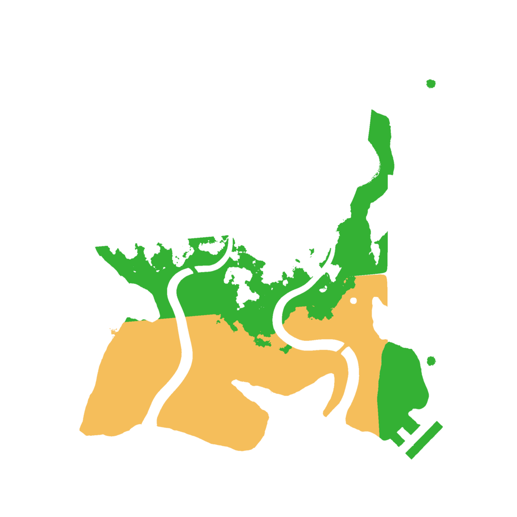 Biome Rust Map: Procedural Map, Size: 2300, Seed: 698314