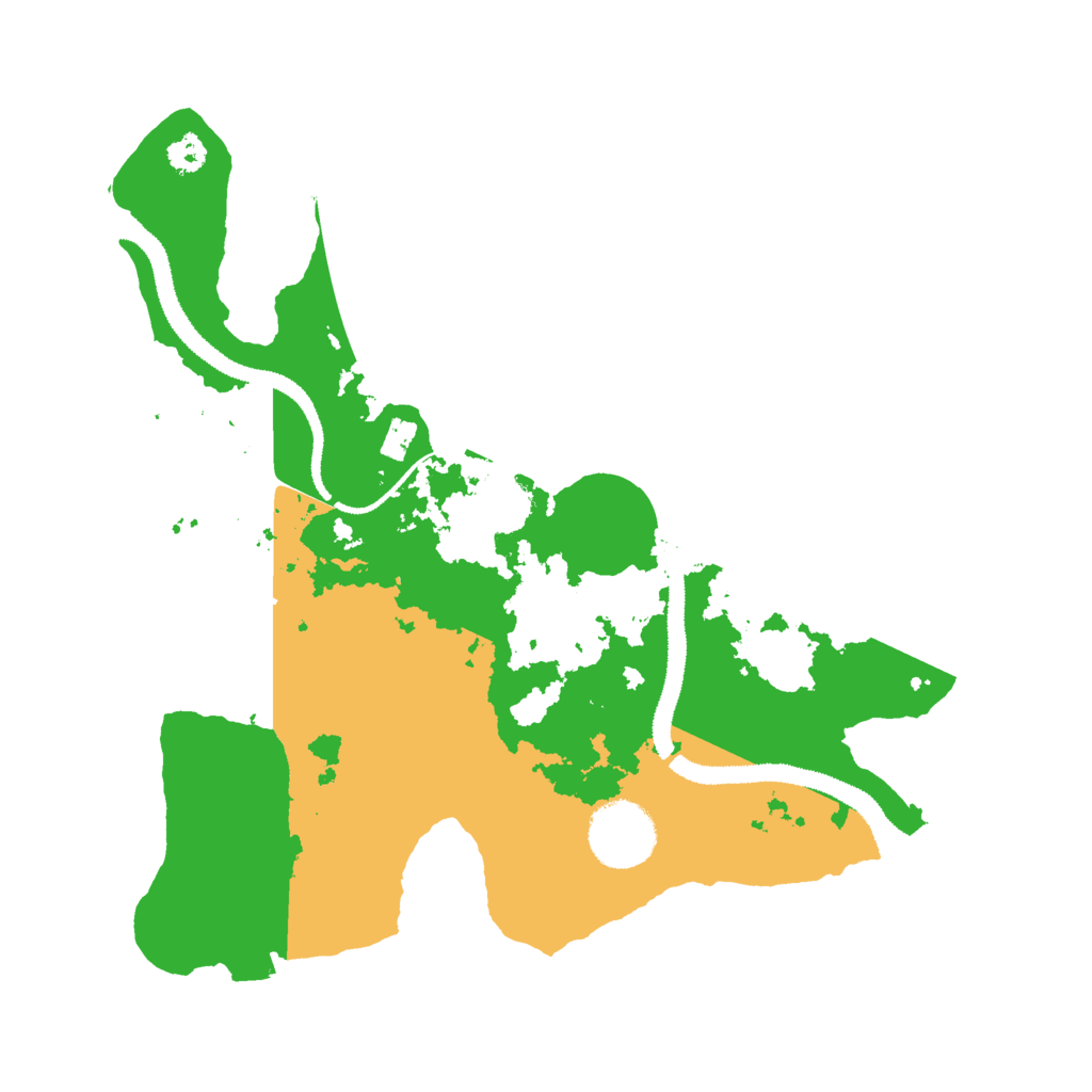 Biome Rust Map: Procedural Map, Size: 2900, Seed: 50012