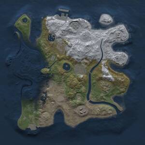 Thumbnail Rust Map: Procedural Map, Size: 2900, Seed: 50012, 13 Monuments