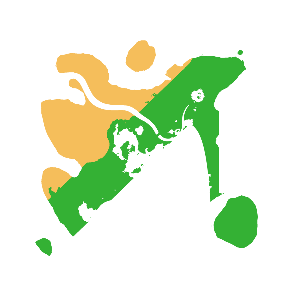 Biome Rust Map: Procedural Map, Size: 2300, Seed: 698331