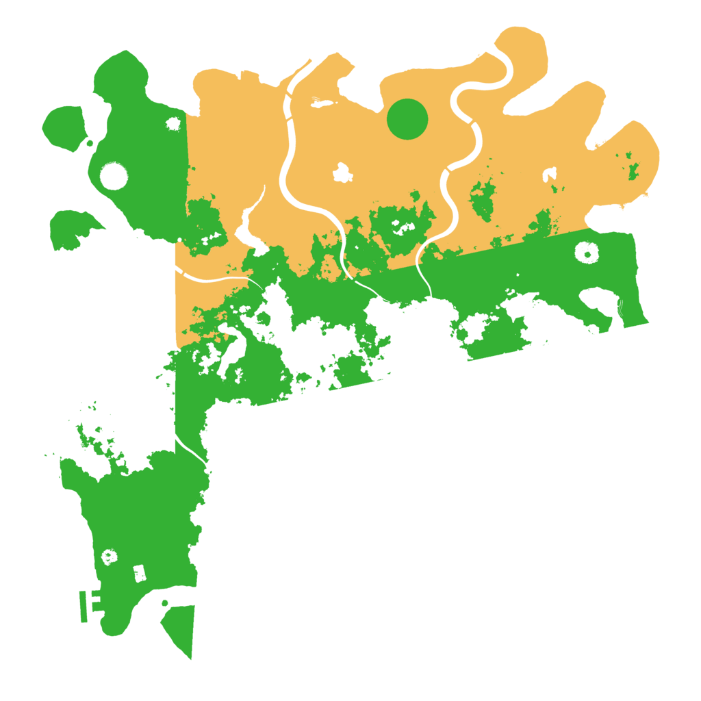 Biome Rust Map: Procedural Map, Size: 4500, Seed: 619258475