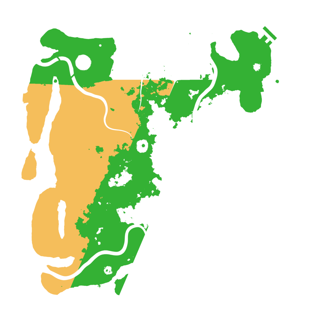 Biome Rust Map: Procedural Map, Size: 3800, Seed: 9865413
