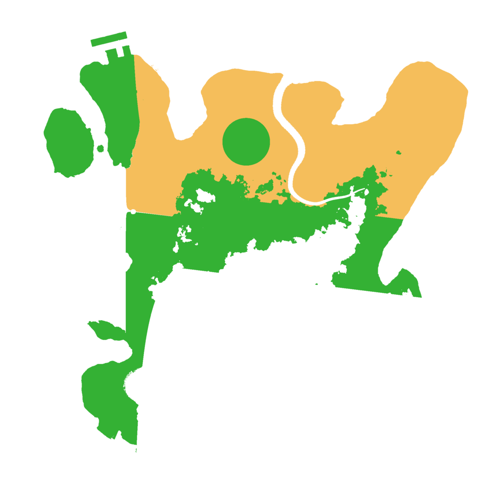 Biome Rust Map: Procedural Map, Size: 2800, Seed: 913744223