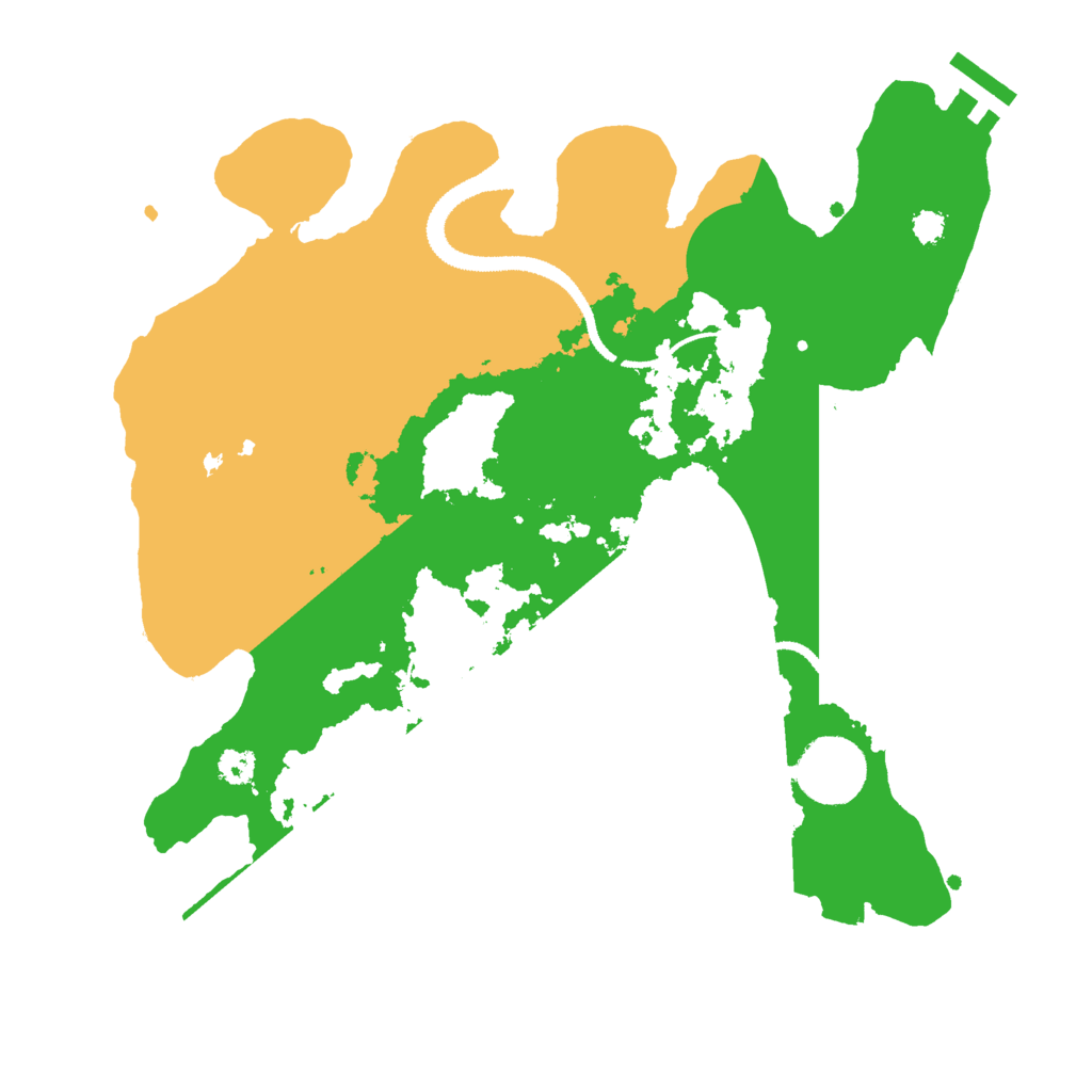 Biome Rust Map: Procedural Map, Size: 3000, Seed: 722061018