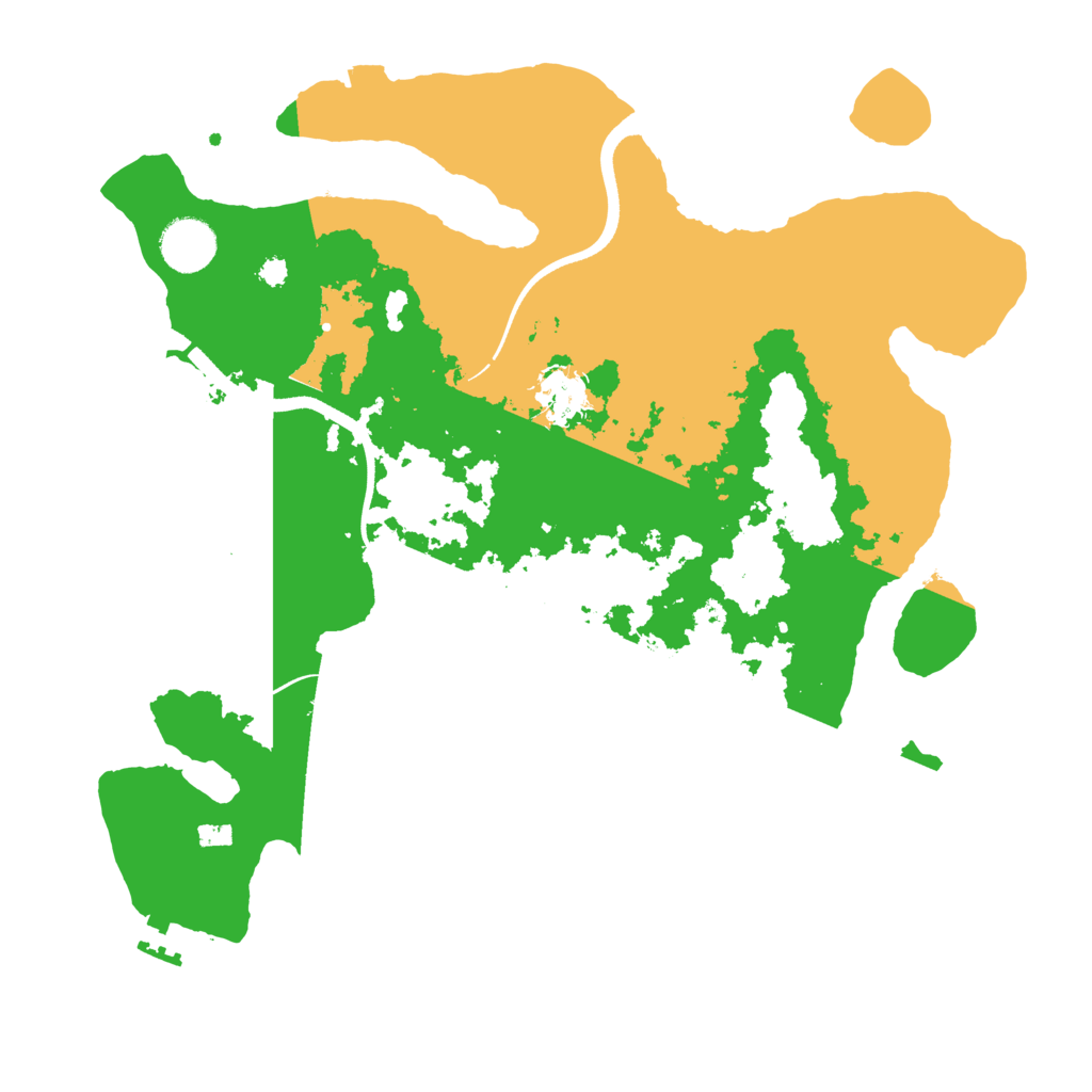 Biome Rust Map: Procedural Map, Size: 3500, Seed: 588754609