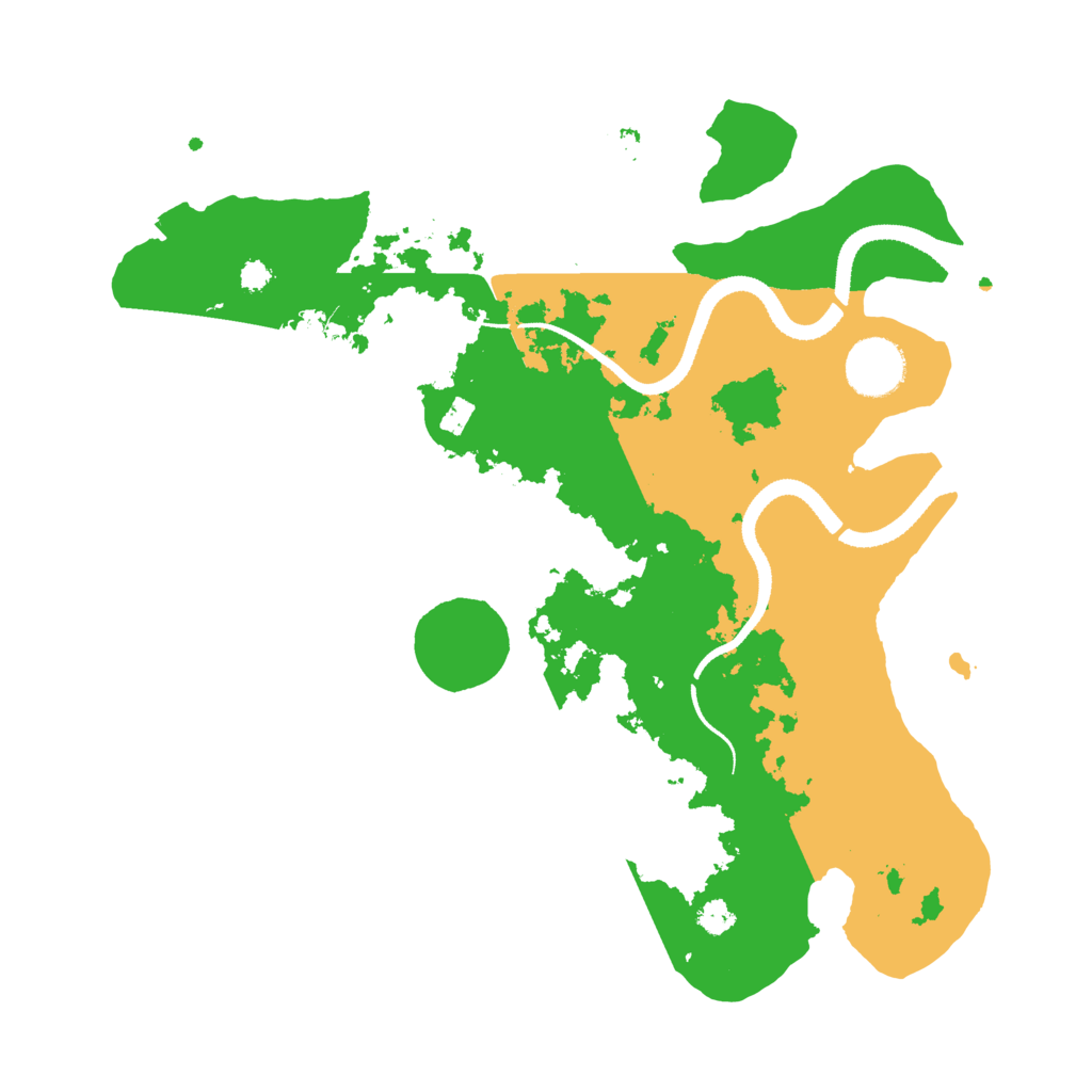 Biome Rust Map: Procedural Map, Size: 3250, Seed: 52736362