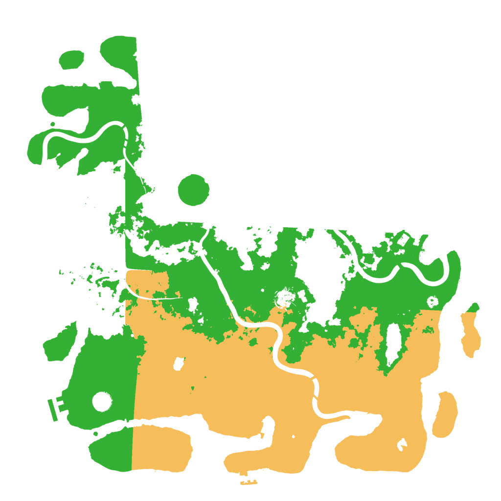 Biome Rust Map: Procedural Map, Size: 4500, Seed: 6800