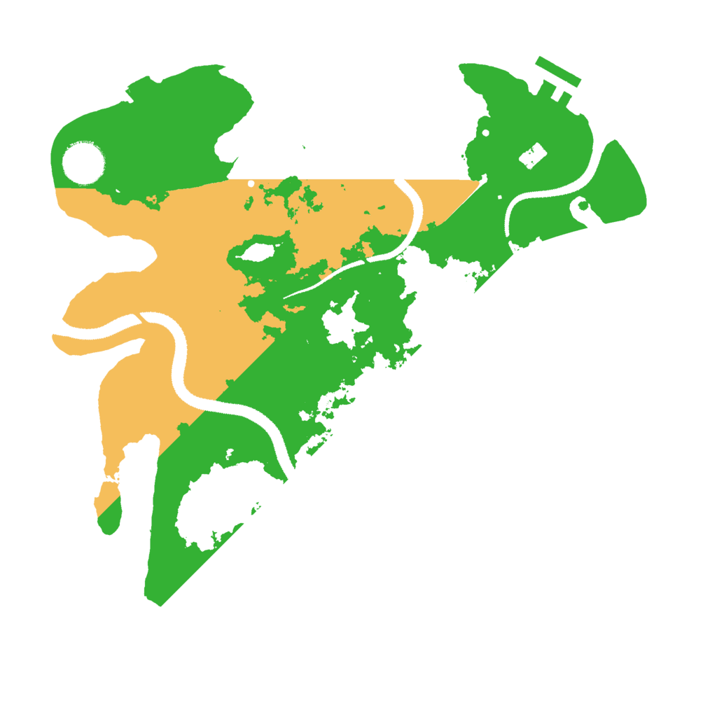 Biome Rust Map: Procedural Map, Size: 3000, Seed: 19953