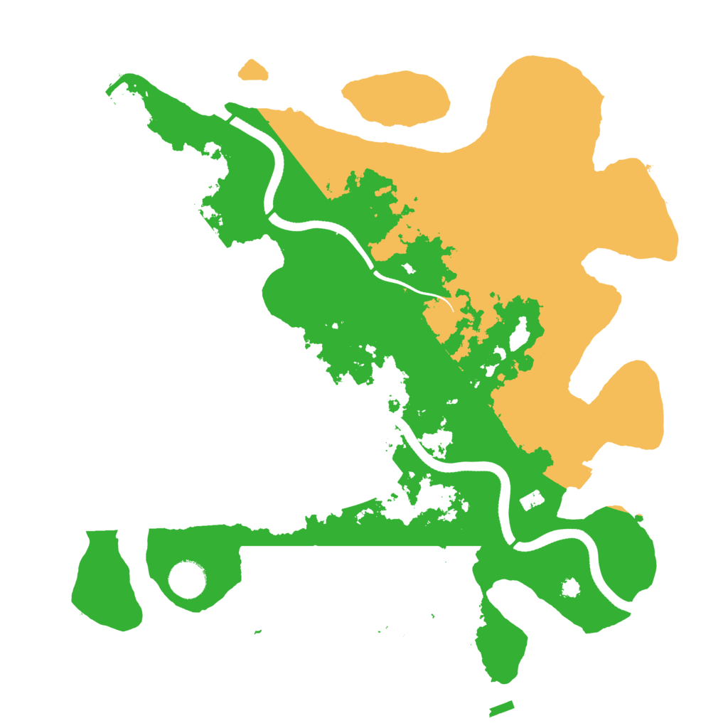 Biome Rust Map: Procedural Map, Size: 3500, Seed: 18042919