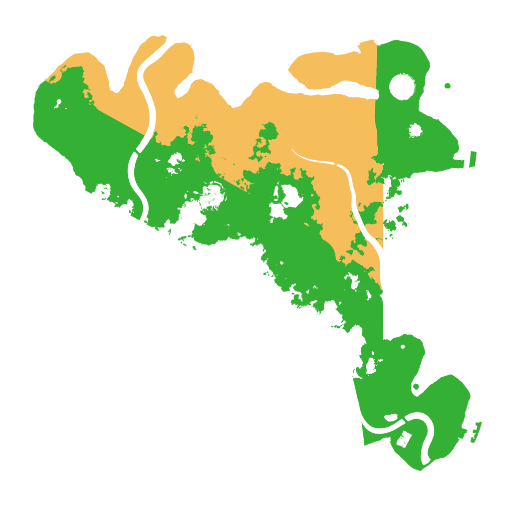 Biome Rust Map: Procedural Map, Size: 3500, Seed: 1715105794