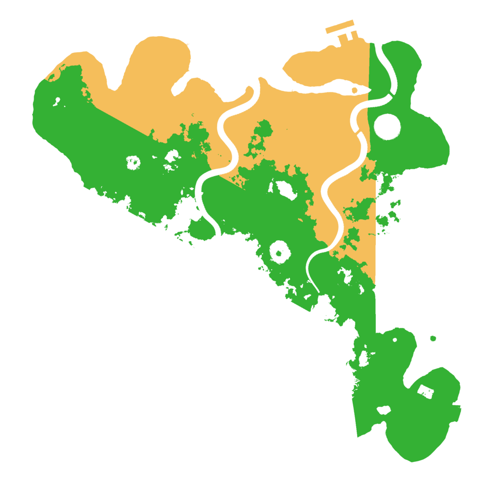 Biome Rust Map: Procedural Map, Size: 3500, Seed: 1715105794