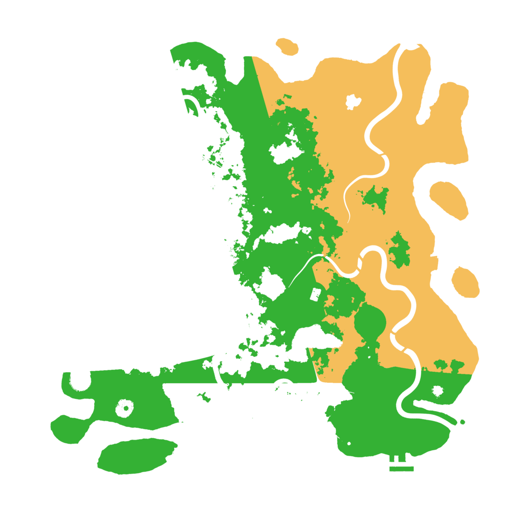 Biome Rust Map: Procedural Map, Size: 4250, Seed: 2034128429