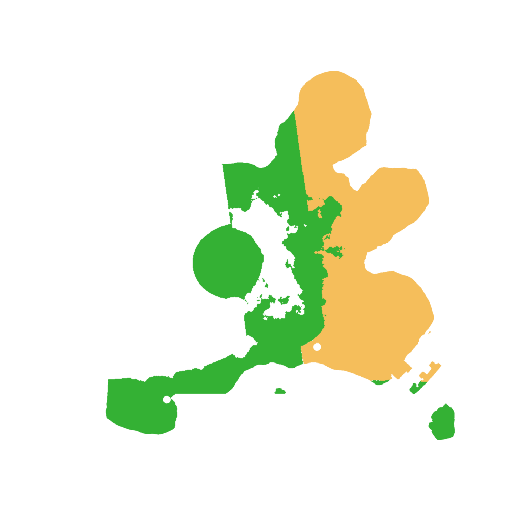 Biome Rust Map: Procedural Map, Size: 2000, Seed: 390136874