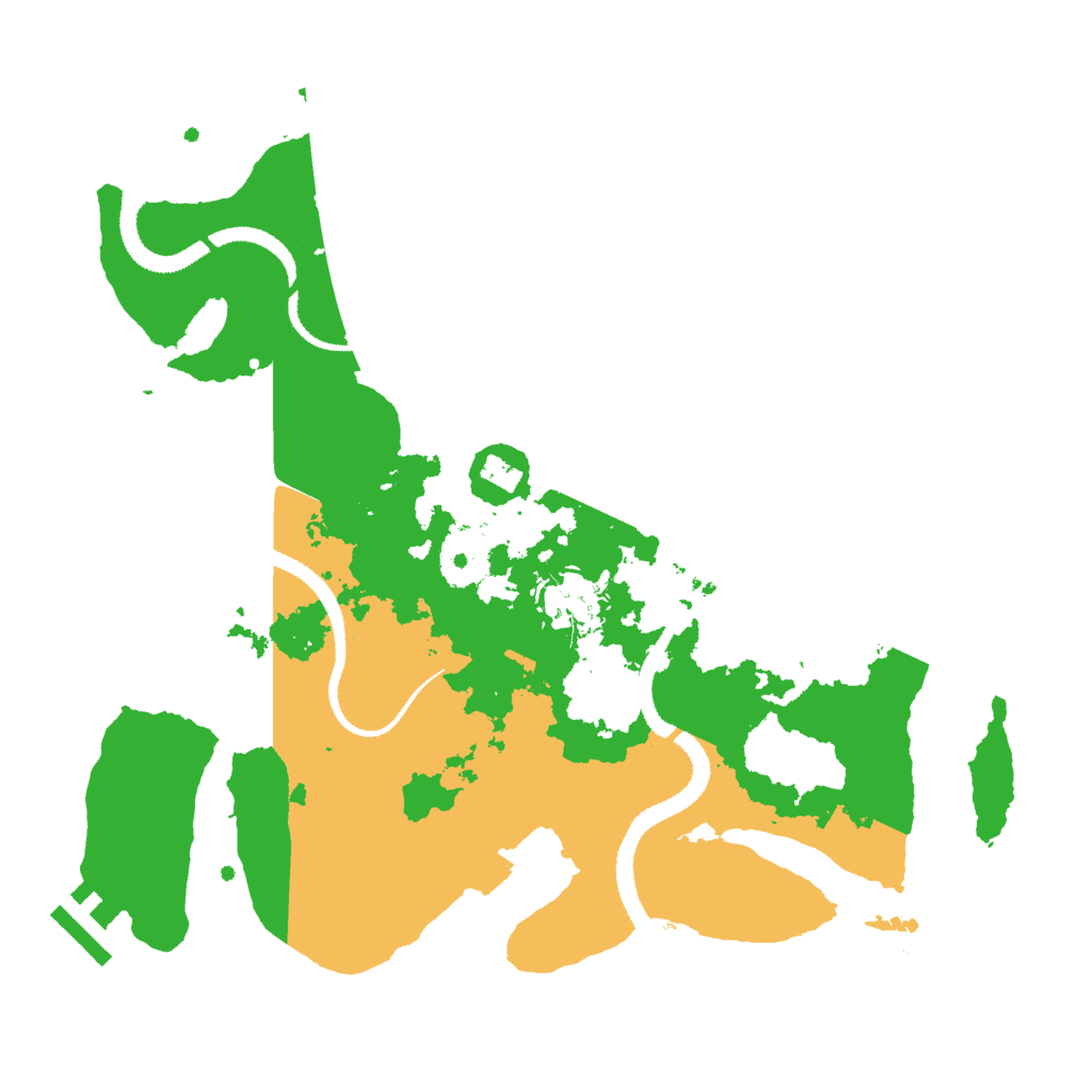 Biome Rust Map: Procedural Map, Size: 3000, Seed: 54620