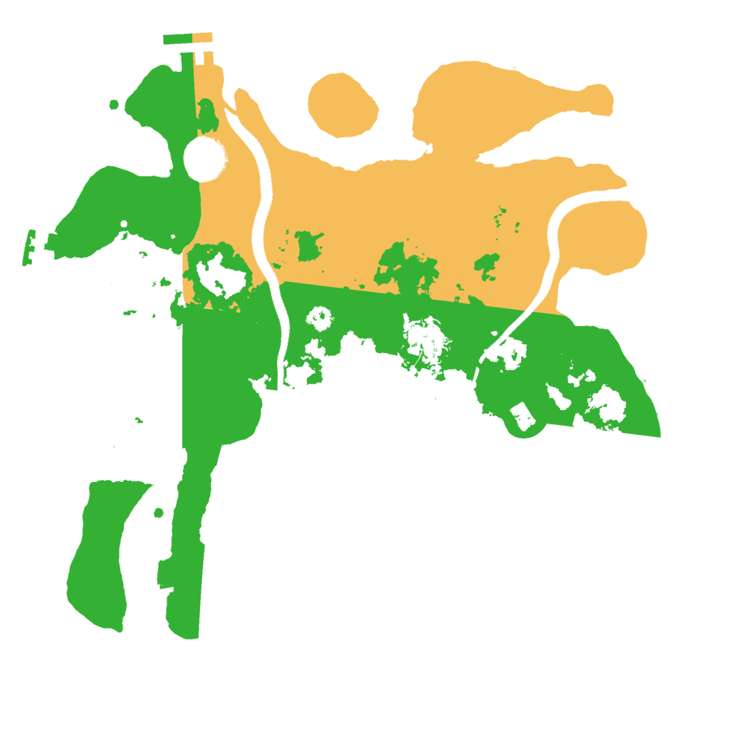 Biome Rust Map: Procedural Map, Size: 3000, Seed: 5833