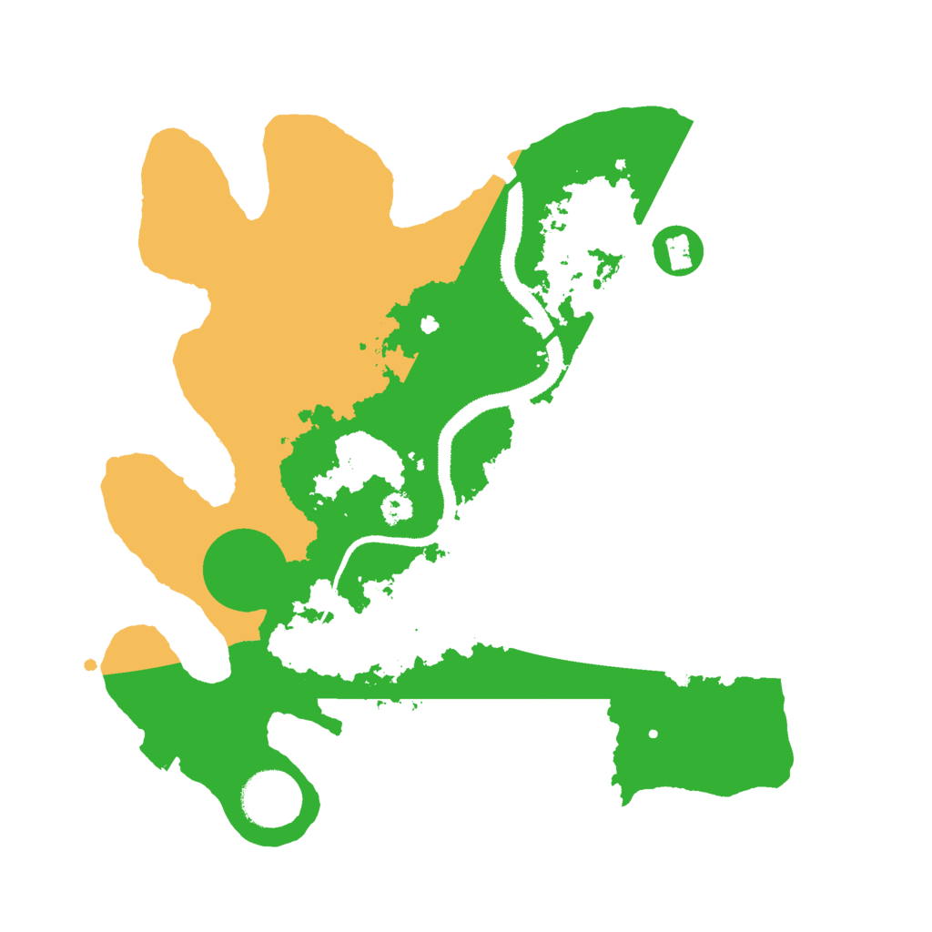 Biome Rust Map: Procedural Map, Size: 3000, Seed: 159132